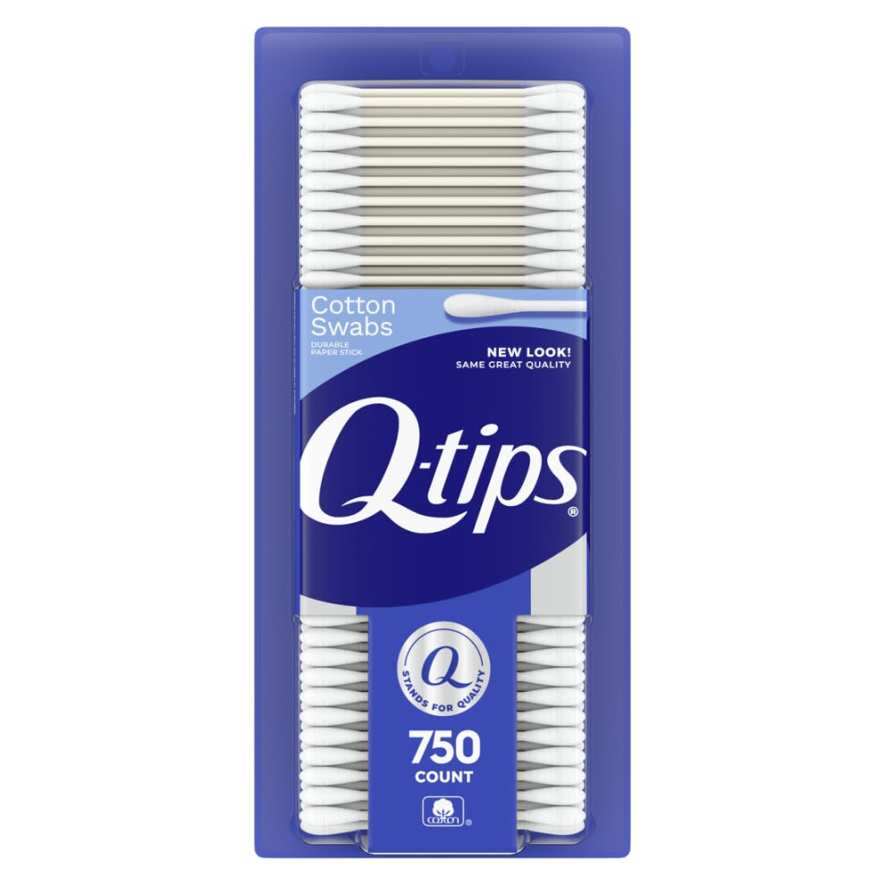 Q-Tips Cotton Swabs For Hygiene And Beauty Care Original Cotton Swab Made With 100% Cotton 750 Count