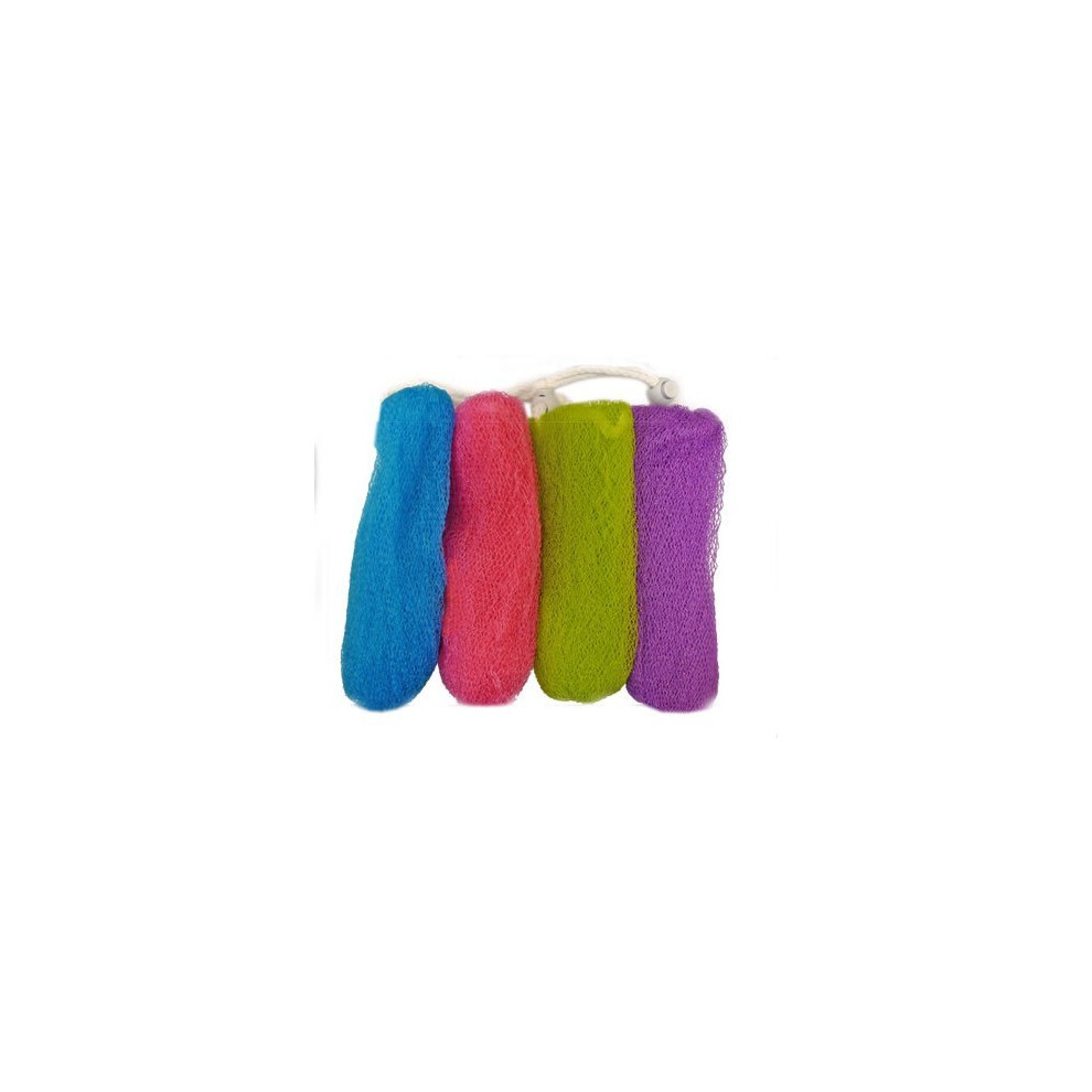 Aquasentials Exfoliating Mesh Soap Saver Pouch (4Pk)(Color Assorted)