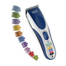 Tondeuse Wahl Color Pro sans fil rechargeable - Peignes colorés faciles - Pour hommes, femmes, enfants - Modèle 9649P