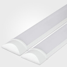 LEDBRITE 2 x LED Batten Lights 50W 6000Lm CCT Tri Colour Selectable, 5FT IP20 LED Fluorescent Strip Light Fitting for Ceiling of Home & Office, Works