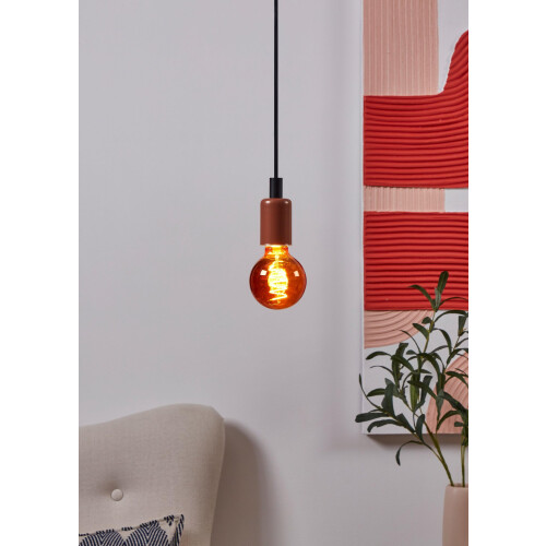 EGLO Eglo Dimmable E27 LED Globe, Vintage Spiral Filament Light 2