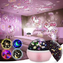 Qukir Star Unicorn Projector, Unicorn Gifts for Girls Toys Age 1-14 Year Old Girl Gifts for 3 4 5 6 Year Olds Girl Unicorn Toys for 6-9 Year Olds Uni