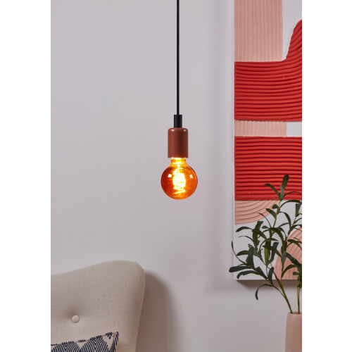 EGLO Eglo Dimmable E27 LED Globe, Vintage Spiral Filament Light 1