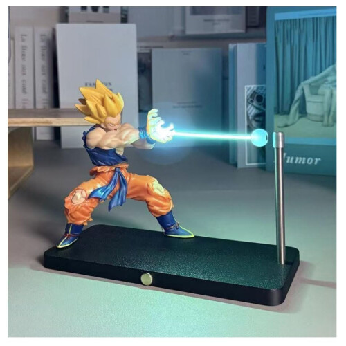 Anime Character Night Light, Soft Glow Lamp LED Effect, Magnetic Display Stand to Increase Floating Effect 2