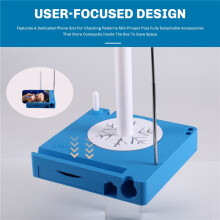 Crochet Caddy, Yarn Holder for Crocheting, Multi-Functional Yarn Spool Box, Detachable Crochet Yarn Holder, Yarn Spinner