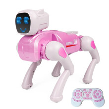 2.4G Intelligent RC Robot Mechanical Dog Voice Dialogue Cute Expression Light APP Remote Control Programming Toy