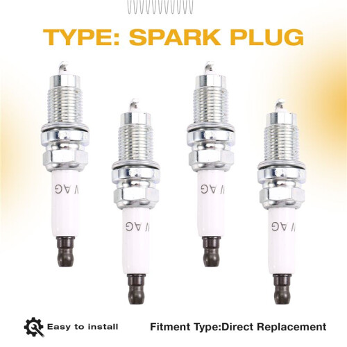 4Pcs Car Spark Plugs for  A1 A3  Caddy     Octavia Rapid 2007-2018 03F905600A 1