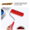 7 inch Embossed Crocodile Skin Painting Roller with Handle for Wall Decoration 5