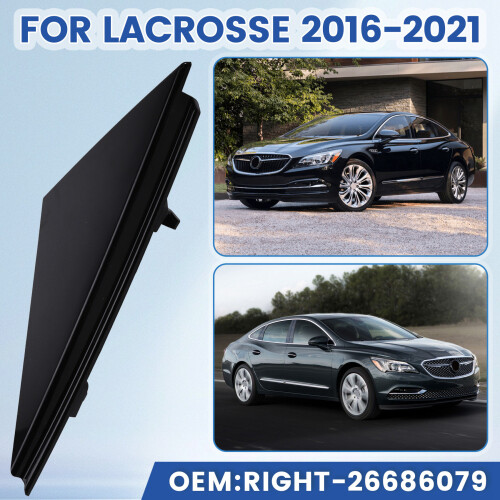 New Side Door Mirror Triangle Trim Panel for  Lacrosse 2016-2021 Rearview Window Corner Frame 26686079 Right 2