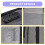 Important File Pocket Holder,Document Organizer Box,Oxford Waterproof Document Storage Bag with Safe Code Lock (Gray) 5