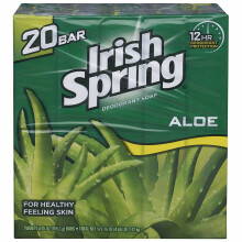 Irish Spring Aloe Seifen 3,75 Unzen - 20 Stück Packung