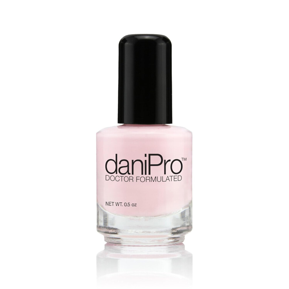 Danipro Doctor Formulated Nail Polish Love Is All Fingernail Polish & Toenail Polish, 0.5 Oz With Undecylenic Acid, Biotin & Vitamins - Vegan For Pink