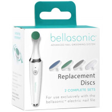 Vervangingsschijven voor Bellasonic 4-in-1 Oplaadbare Elektrische Vijlset - Vorm, Verfijn, Polijst & Glans Nagels