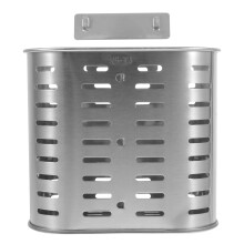 2Stk Edelstahl Besteck Abtropfbehälter Stäbchen Gabel Löffel Organizer