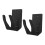 4Pièces Support Mural Stable Pour Code-Barres Noir Plastique 1
