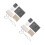 2Sets Graphit Tiegelset Metall Gießen Schmuck DIY 8