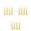 12Stk Goldene Abdeckquasten Abschluss Capaccessoires Mit Design 10