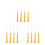 12Stk Goldene Abdeckquasten Abschluss Capaccessoires Mit Design 8