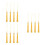 12Stk Goldene Abdeckquasten Abschluss Capaccessoires Mit Design 7