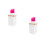 2Stk Clutch Bag Lippenstift Design Pink Mit Kette, Abend 10