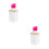 2Stk Clutch Bag Lippenstift Design Pink Mit Kette, Abend 4
