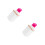 2Stk Clutch Bag Lippenstift Design Pink Mit Kette, Abend 6