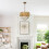 FRIXCHUR Crystal Chandeliers Modern 3-Tier Flush Mount 6