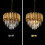 FRIXCHUR Crystal Chandeliers Modern 3-Tier Flush Mount 8