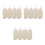 12Pcs Multiuse Natural Loofah Back and Face Scrubber with Elastic Band 7