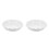 2Pcs White Ceramic Lace Pizza Baking Tray Non-Stick Oven Pan 9