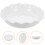2Pcs White Ceramic Lace Pizza Baking Tray Non-Stick Oven Pan 11