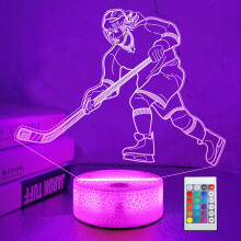 OkiyiD Hockey Gifts for Girls, Ice Hockey Girl Player 3D