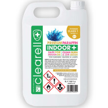 Clearell 5L | Indoor Premium Paraffin | True Blue Clean Burn Class 1 | Ideal for Heaters & Lamps | 5 litres BS2869 C1