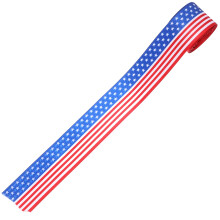 4Rolls Multi-Color Independence Day Ribbon Fabric Ribbon for Crafting