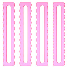 4Stk Acryl Mahjong Zubehör Rosé - Leichtes Regelassistenz Tool