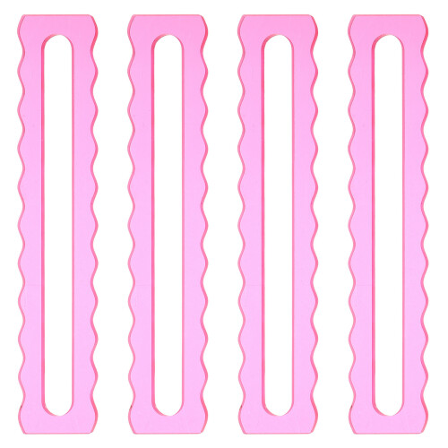 4Stk Acryl Mahjong Zubehör Rosé - Leichtes Regelassistenz Tool