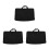 3Pcs Multi-Function Oxford Cloth Music Stand & Drum Storage Carry Bag 4