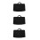 3Pcs Multi-Function Oxford Cloth Music Stand & Drum Storage Carry Bag 6