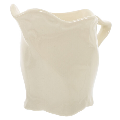 3Stk Multifunktionale Keramik Milchaufschäumer Sahnekännchen Beige