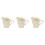 3Stk Multifunktionale Keramik Milchaufschäumer Sahnekännchen Beige 9