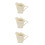 3Stk Multifunktionale Keramik Milchaufschäumer Sahnekännchen Beige 10