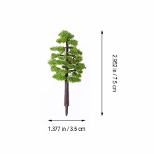 20Stk Kleine Grüne Bäume Simulation Für Garten Und Terrarien Deko