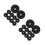 20Pcs Black Tree Root Protector Round Breathable Non Woven Mulch Mat 7