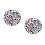 200St Multicolor Cabochon Voor 7