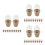 120Pcs Round Nursery Plant Starter Pots Pulp for Garden 4