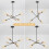 QAREHL Chandeliers Ceiling Lights, 6 Arm Sputnik Ceiling 7