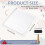 Kit de Placa de Impressão em Gel de 7 X 7 Polegadas, Conjunto Completo de Monoimpressão com Brayer, Tinta Acrílica, Papel e Ferramentas para Fazer 7