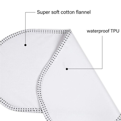 6pcs Changing Pad Liner Waterproof, for Changing Table Liners are  A Baby'S Back Non-Slip Design Reusable Pads 2