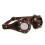 Handcrafted Steampunk Goggles Full Grain Leather Adjustable Retro Cosplay Prop 6