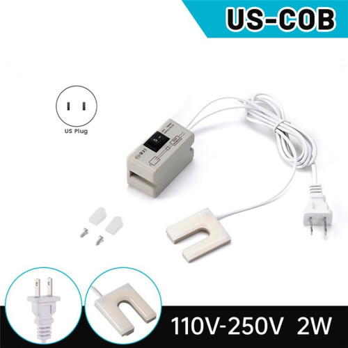 Sewing Machine Light U Shape Industrial Lighting Lamp Magnetic Working Light for Drill Presses Workbenches US Plug 1